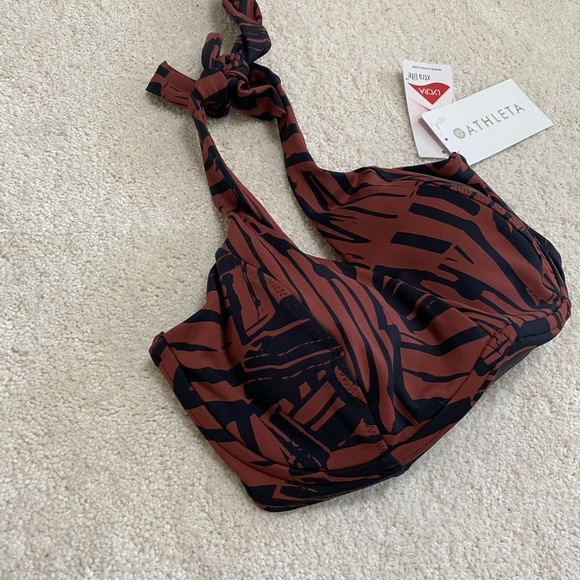 NWT Athleta Sculpted Sienna Halter Bikini Top - Picture 4 of 9